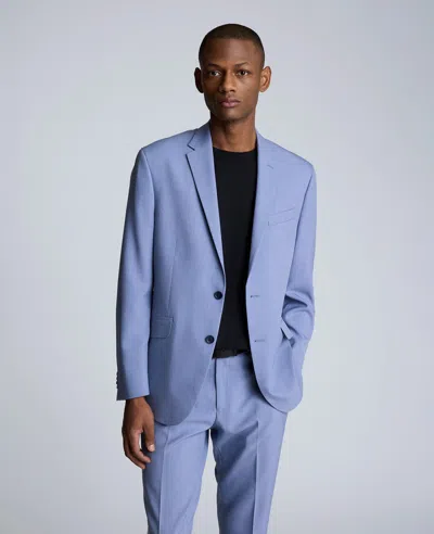 Kenneth Cole The Ready Flex Slim Fit Nested Suit In Light Blue