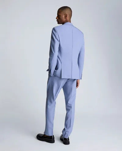Kenneth Cole The Ready Flex Slim Fit Nested Suit In Light Blue