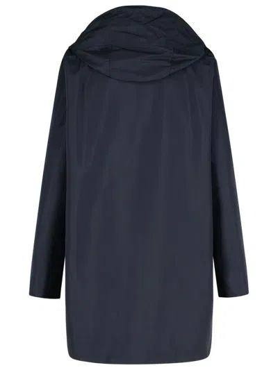 Fay 'morning' Blue Polyester Parka Women In Blue