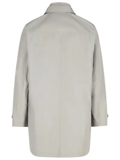 Fay 'morning' Grey Polyester Parka Men In Grey