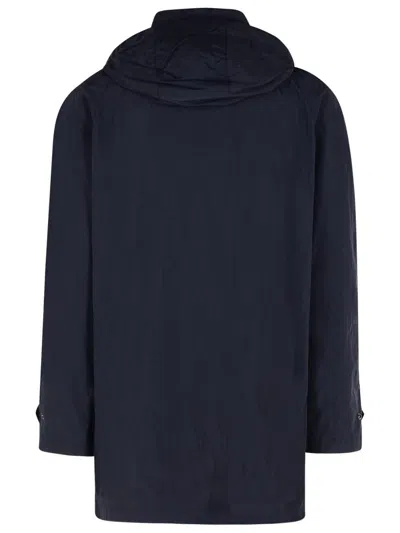 Fay 'morning' Navy Polyester Parka Men In Navy