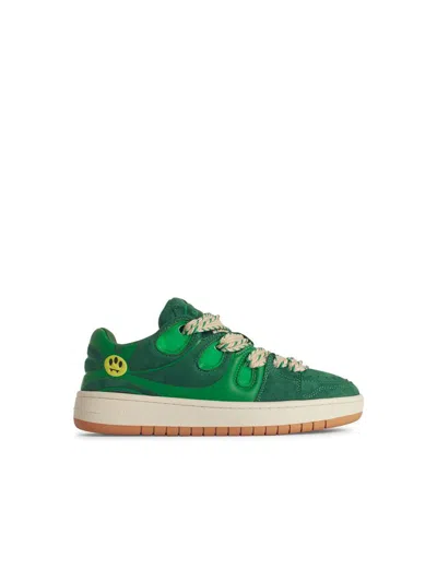 Barrow Round Head Low-cut Casual Shoes In Green