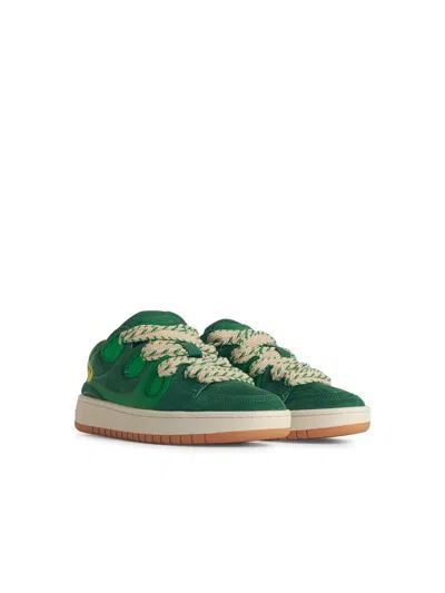 Barrow Round Head Low-cut Casual Shoes In Green