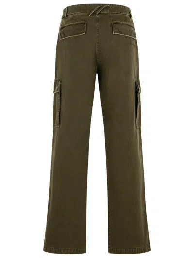 Burberry Relaxed Fit Cargo Pants With Multiple Pockets In Green
