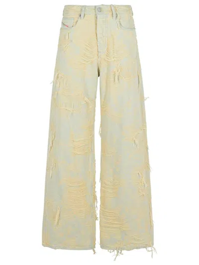 Diesel 'd-sire 1996' Light Blue Cotton Jeans In Blue
