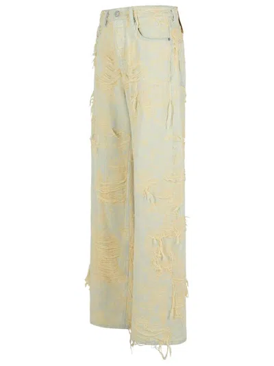 Diesel 'd-sire 1996' Light Blue Cotton Jeans In Blue