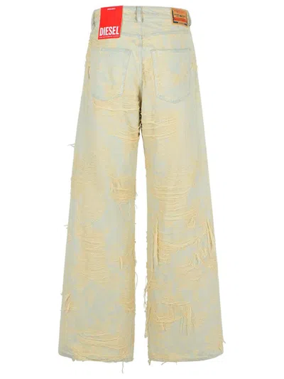 Diesel 'd-sire 1996' Light Blue Cotton Jeans In Blue