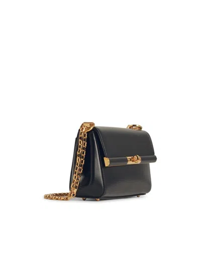 Dolce & Gabbana 'marlene' Black Shoulder Bag With Twist Lock In Black