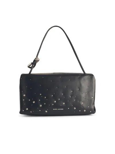 Marc Jacobs 'link' Black Leather Bag In Black