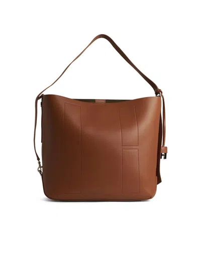Hogan Women's Hobo Bag Hocket Medium In Brown