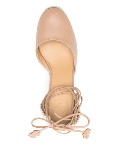 Castaã±er 85mm Carina Espadrilles In Neutral