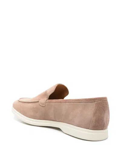 Tagliatore Suede Loafers In Beige