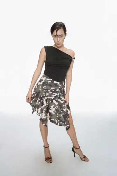 Ss25 Ty Skirt In Camo
