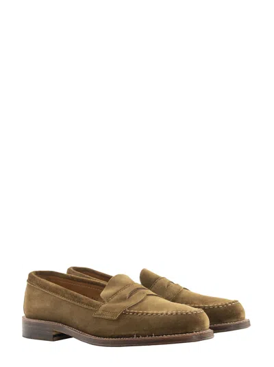 Alden Shoe Company Alden Handsewn Flex Penny Loafer With Unlined Vamp