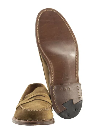 Alden Shoe Company Alden Handsewn Flex Penny Loafer With Unlined Vamp