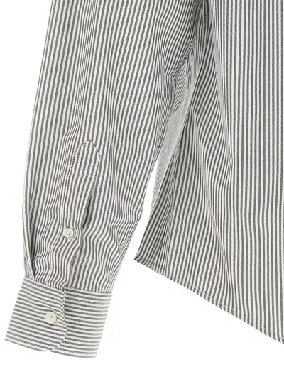 Ami Alexandre Mattiussi Ami Oxford Striped Cotton Shirt