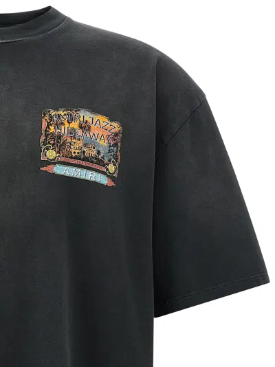 Amiri Jazz Hideaway Logo-print Cotton T-shirt
