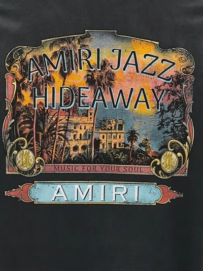 Amiri Jazz Hideaway Logo-print Cotton T-shirt