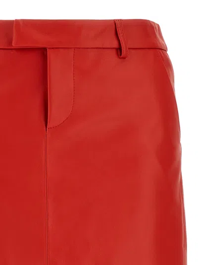 Armarium Leather Column Skirt