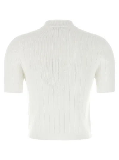 Balmain Short Sleeve Buttoned Pocket Knit Cardigan