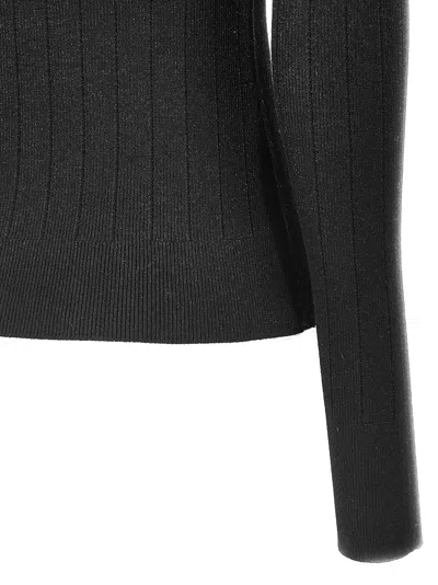 Balmain Black Viscose Blend Sweater