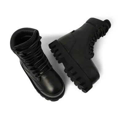 Alexander Mcqueen Women's Parachute Ankle Boots In Black