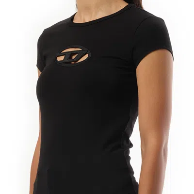 Diesel Women's T-angie T-shirt In Black