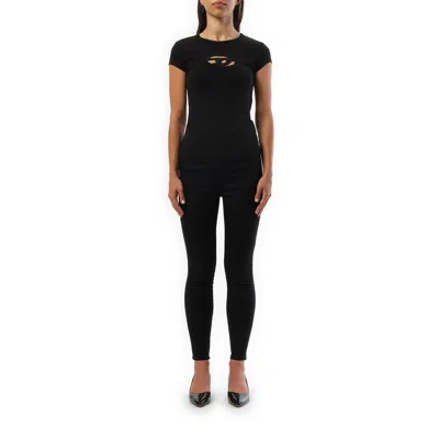 Diesel Women's T-angie T-shirt In Black