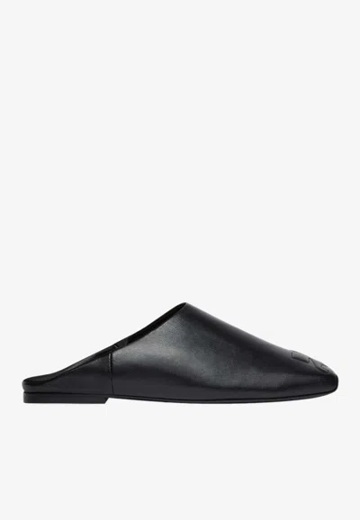 Courrèges Courregès Heritage Shadow Mules In Black