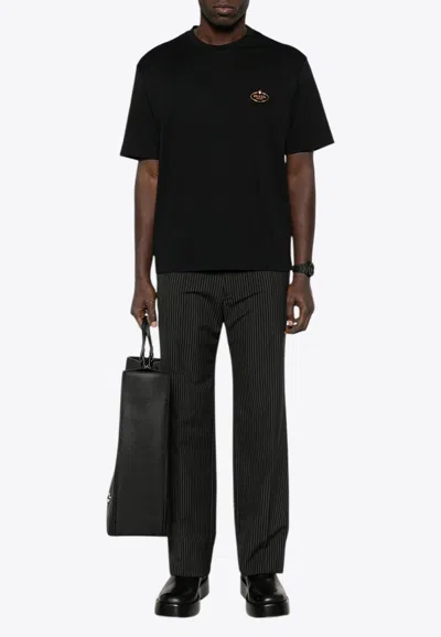 Prada Black Jersey T-shirt In Black