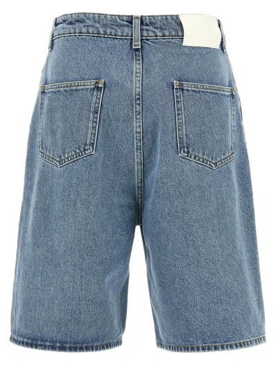 Loulou Studio Light Blue Isu Bermuda Shorts