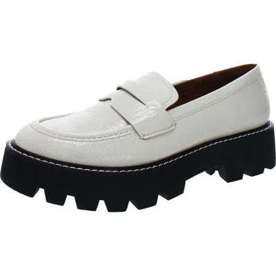 Franco Sarto Balin Womens Padded Insole Lug Sole Loafers In Multi