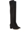DOLCE & GABBANA Suede over-the-knee boots