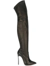 CASADEI thigh-length high boots,LEATHER100%