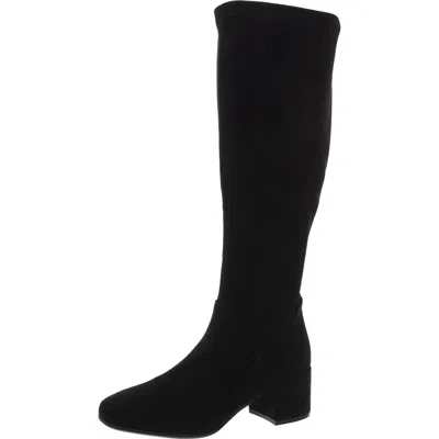Kenneth Cole Reaction Rida Stretch Boot Womens Zipper Faux Suede Knee-high Boots In Multi