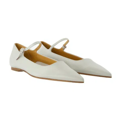Aeyde Aeydē Cleo Ballerinas - Leather - Green In Green