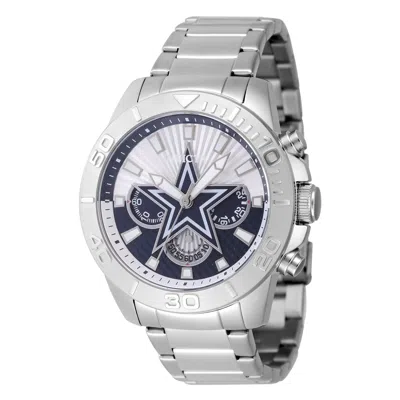 Invicta Men's 45mm Quartz Chronograph Watch In Silver