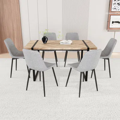 Streamdale Furniture Streamdale 8-piece Dining Set Table And Chairs