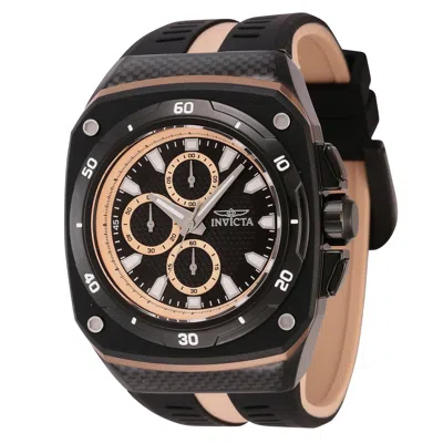 Invicta Men's 46mm Quartz Chronograph Watch In Black
