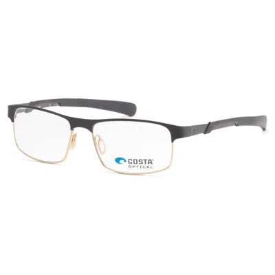 Costa Del Mar Unisex 53 Mm Black And Gold Opticals In Multi