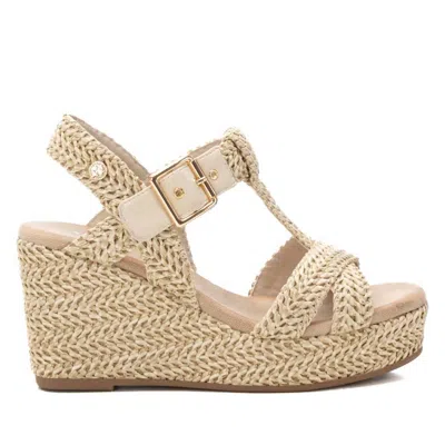 Shop Xti Women's Wedge Sandals In Beige