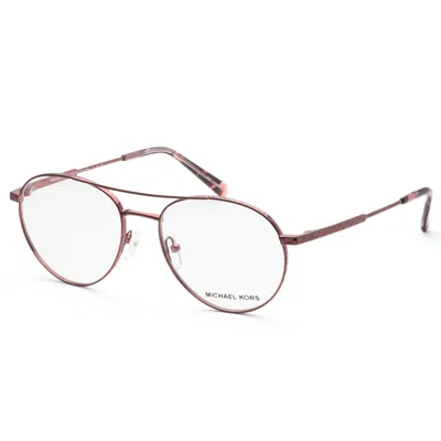 Michael Kors Women's 54 Mm Red Opticals In Red