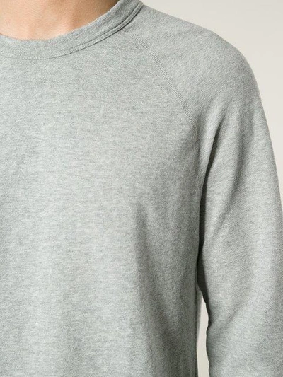 Shop James Perse Marled Sweatshirt In Grey