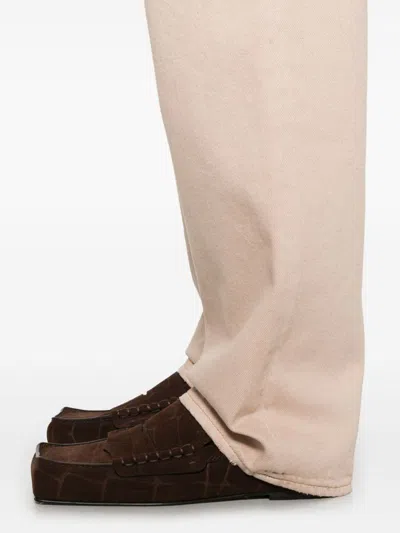 Golden Goose Dyed-effect Pink Denim Jeans In Shadow Gray