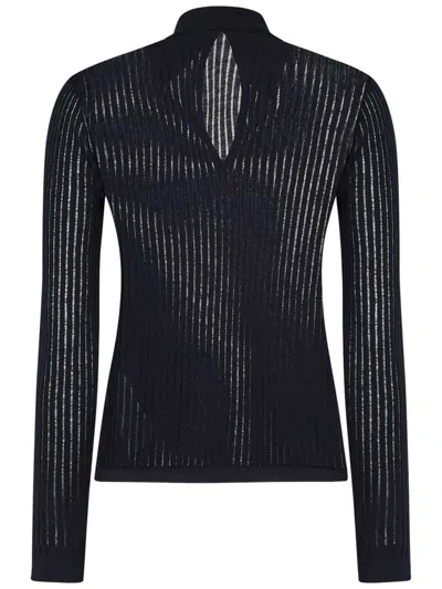 Max Mara Studio Egrege Sweater In Black