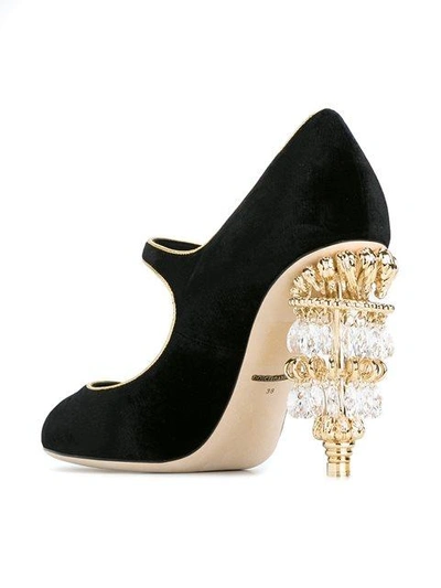 Shop Dolce & Gabbana Chandelier Heel Mary Jane Pumps