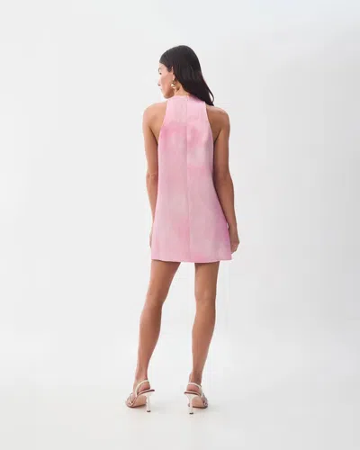 Aje Twilight Mini Dress Blush Ink In Pink