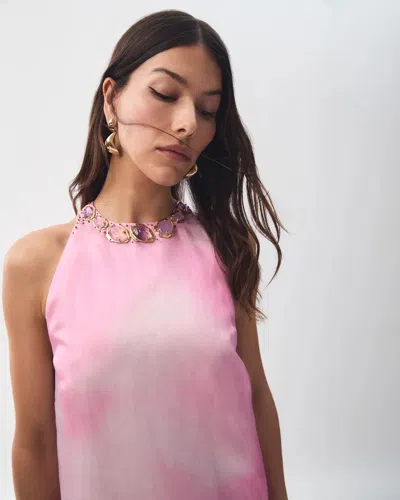 Aje Twilight Mini Dress Blush Ink In Pink