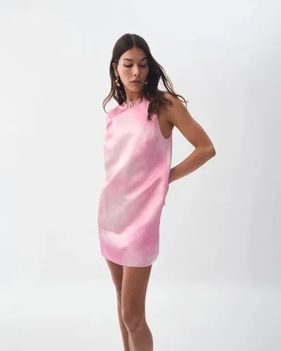 Aje Twilight Mini Dress Blush Ink In Pink