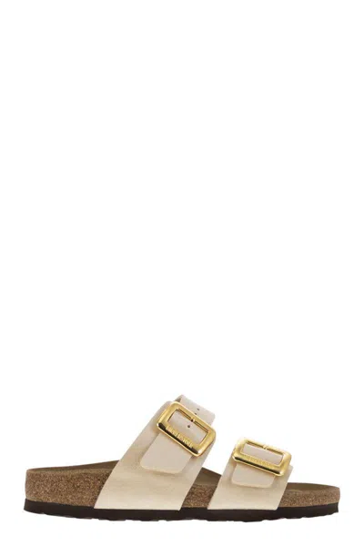 Birkenstock Sydney Cb - Sandal With Two Straps And Buckles In Pearl